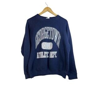 Vintage Georgetown University Sweatshirt Crewneck Y2K Size M Unisex